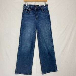BCBGeneration Blue Flare Wide Leg Jeans